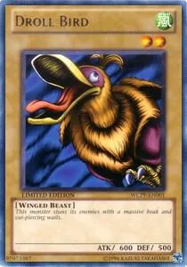 Droll Bird WCPP-EN001 Yu-Gi-Oh card from World Championship 2010 Card Pack