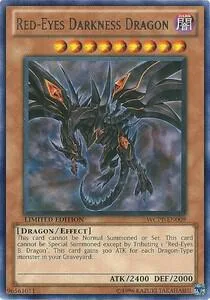 Red-Eyes Darkness Dragon WCPP-EN009 Yu-Gi-Oh card from World Championship 2010 Card Pack