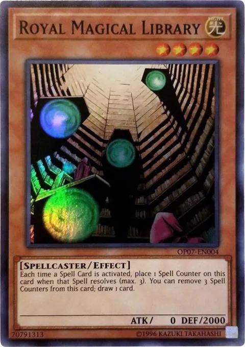 Royal Magical Library OP07-EN004 Yu-Gi-Oh card from OTS Tournament Pack 7