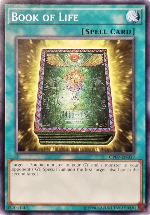 Book of Life OP07-EN017 Yu-Gi-Oh card from OTS Tournament Pack 7