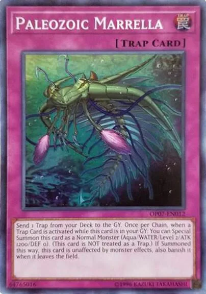 Paleozoic Marrella OP07-EN012 Yu-Gi-Oh card from OTS Tournament Pack 7