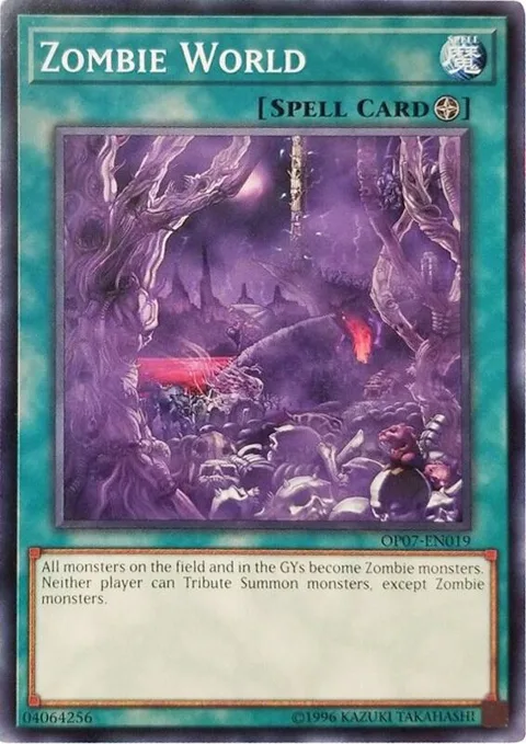 Zombie World OP07-EN019 Yu-Gi-Oh card from OTS Tournament Pack 7