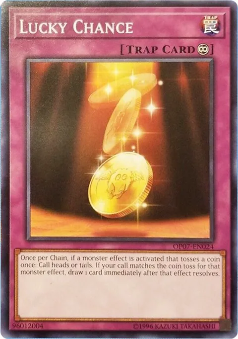 Lucky Chance OP07-EN024 Yu-Gi-Oh card from OTS Tournament Pack 7
