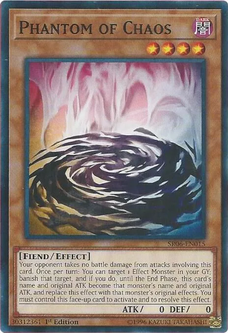 Phantom of Chaos SR06-EN015 Yu-Gi-Oh card from Structure Deck: Lair of Darkness
