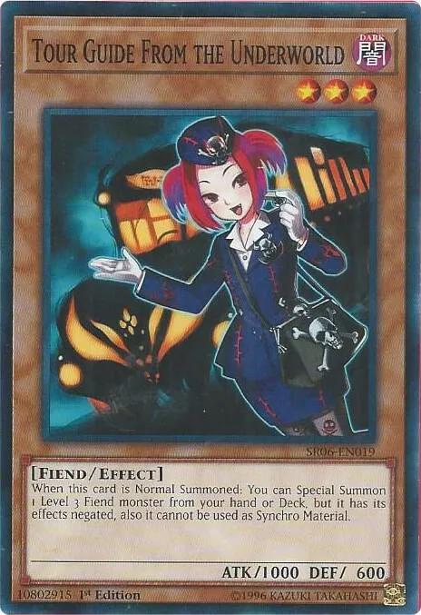 Tour Guide From the Underworld SR06-EN019 Yu-Gi-Oh card from Structure Deck: Lair of Darkness