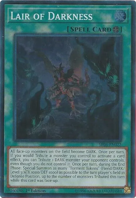 Lair of Darkness SR06-EN022 Yu-Gi-Oh card from Structure Deck: Lair of Darkness