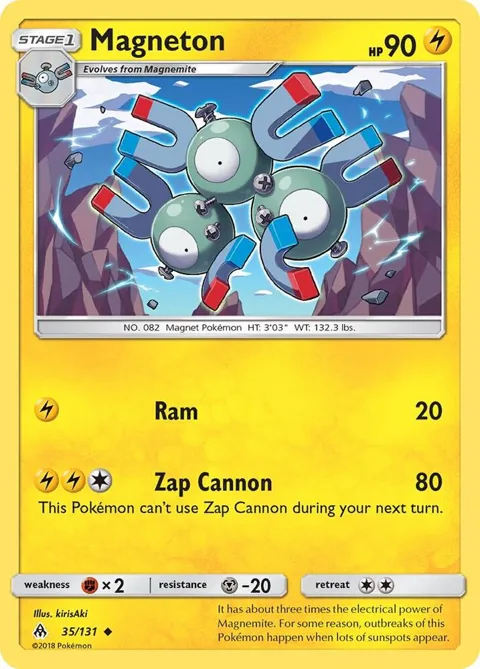 Magneton #35/131 Pokémon card from SM - Forbidden Light