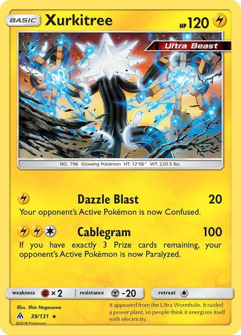 Xurkitree #39/131 Reverse Holofoil Pokémon card from SM - Forbidden Light