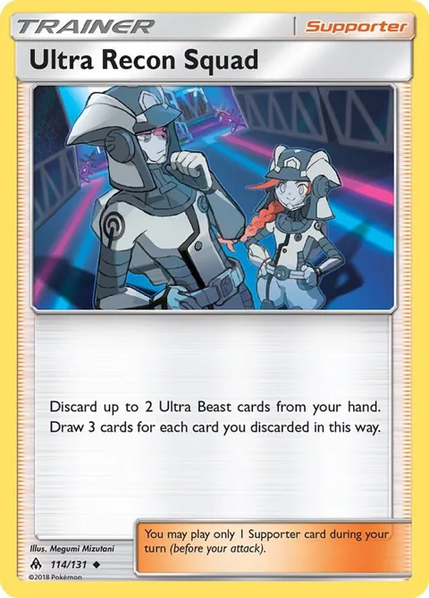 Ultra Recon Squad #114/131 Reverse Holofoil Pokémon card from SM - Forbidden Light