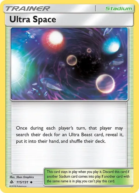 Ultra Space #115/131 Pokémon card from SM - Forbidden Light