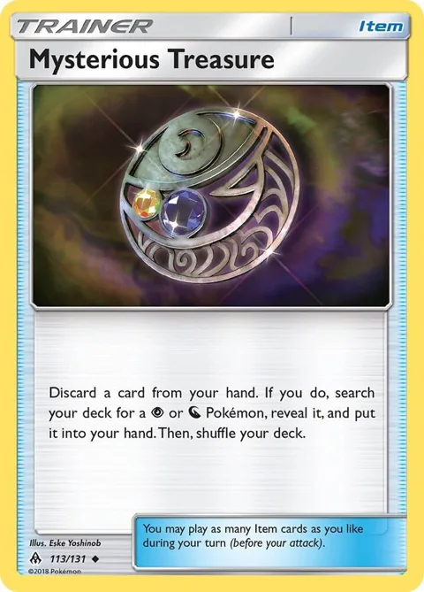 Mysterious Treasure #113/131 Pokémon card from SM - Forbidden Light