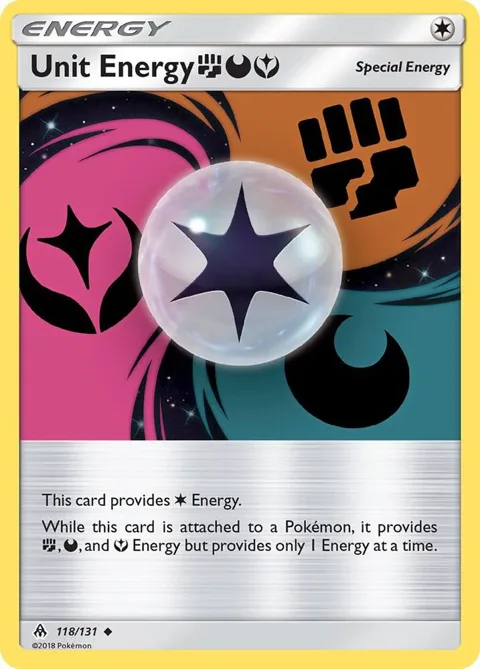 Unit Energy FDY #118/131 Pokémon card from SM - Forbidden Light