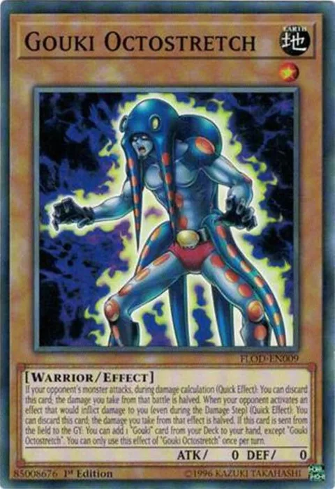 Gouki Octostretch FLOD-EN009 Unlimited Yu-Gi-Oh card from Flames of Destruction