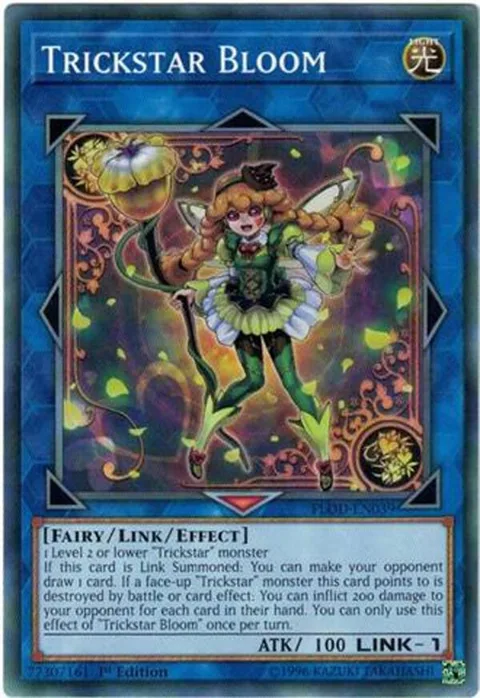 Trickstar Bloom FLOD-EN039 1st Edition Yu-Gi-Oh card from Flames of Destruction