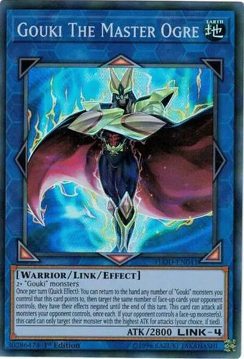 Gouki The Master Ogre FLOD-EN041 1st Edition Yu-Gi-Oh card from Flames of Destruction