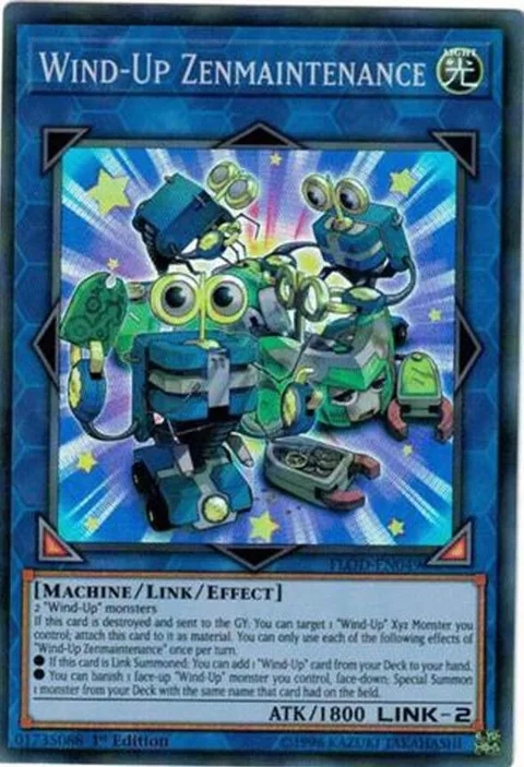 Wind-Up Zenmaintenance FLOD-EN049 Unlimited Yu-Gi-Oh card from Flames of Destruction