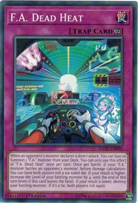 F.A. Dead Heat FLOD-EN090 Unlimited Yu-Gi-Oh card from Flames of Destruction