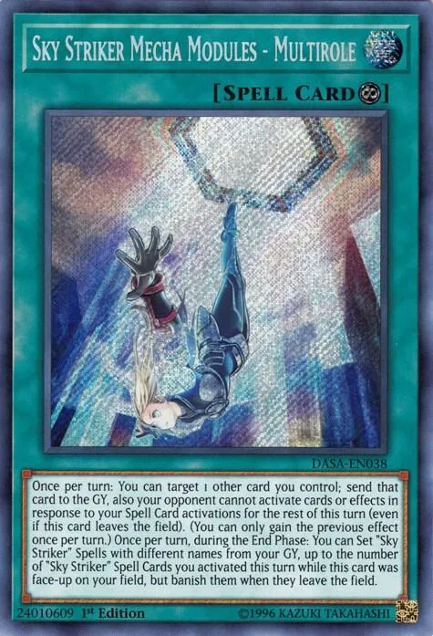 Sky Striker Mecha Modules - Multirole DASA-EN038 1st Edition Yu-Gi-Oh card from Dark Saviors