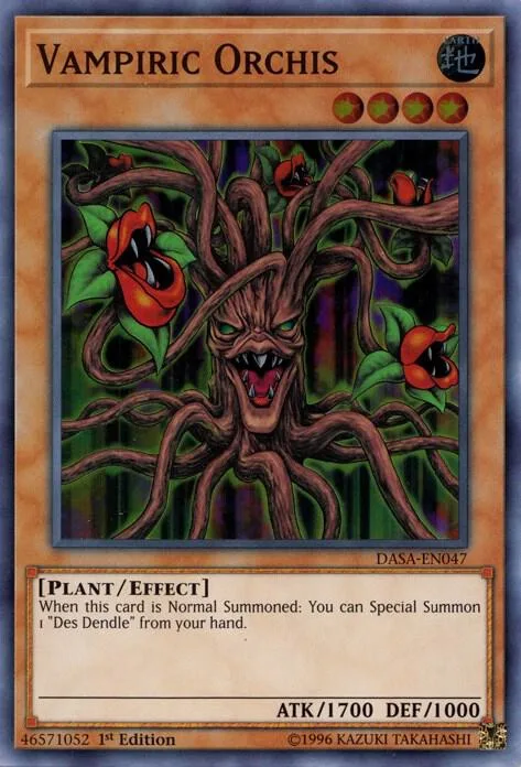 Vampiric Orchis DASA-EN047 Yu-Gi-Oh card from Dark Saviors