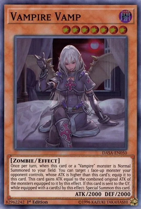 Vampire Vamp DASA-EN050 1st Edition Yu-Gi-Oh card from Dark Saviors