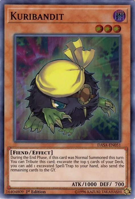 Kuribandit DASA-EN051 Yu-Gi-Oh card from Dark Saviors