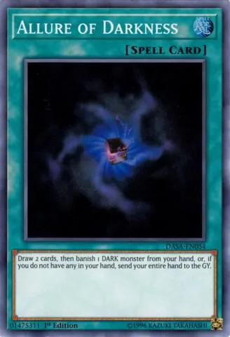 Allure of Darkness DASA-EN054 Unlimited Yu-Gi-Oh card from Dark Saviors