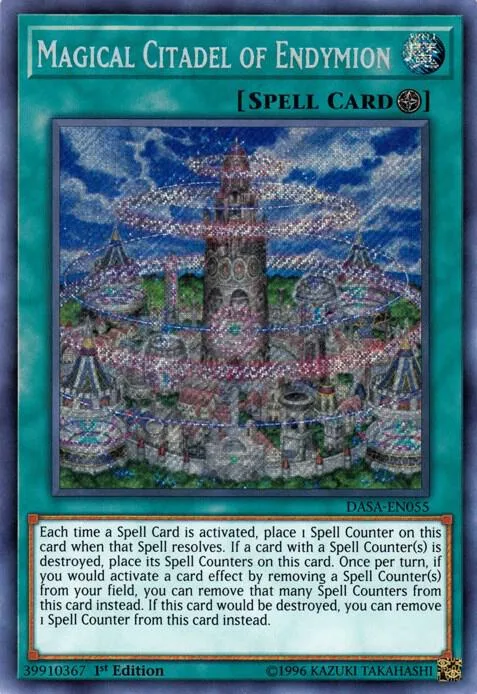 Magical Citadel of Endymion DASA-EN055 1st Edition Yu-Gi-Oh card from Dark Saviors