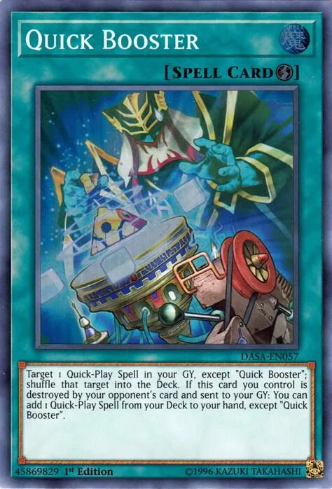 Quick Booster DASA-EN057 Yu-Gi-Oh card from Dark Saviors