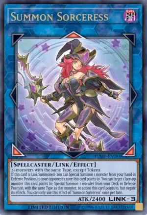 Summon Sorceress JUMP-EN084 Yu-Gi-Oh card from Shonen Jump Magazine Promos