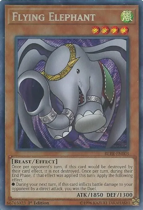 Flying Elephant BLRR-EN003 Yu-Gi-Oh card from Battles of Legend: Relentless Revenge