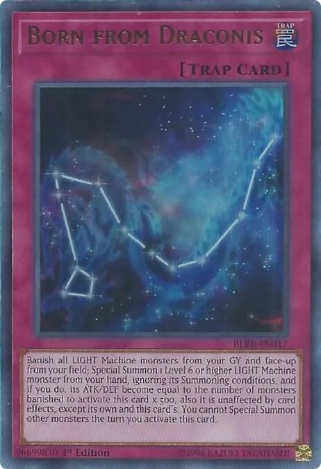 Born from Draconis BLRR-EN017 Yu-Gi-Oh card from Battles of Legend: Relentless Revenge
