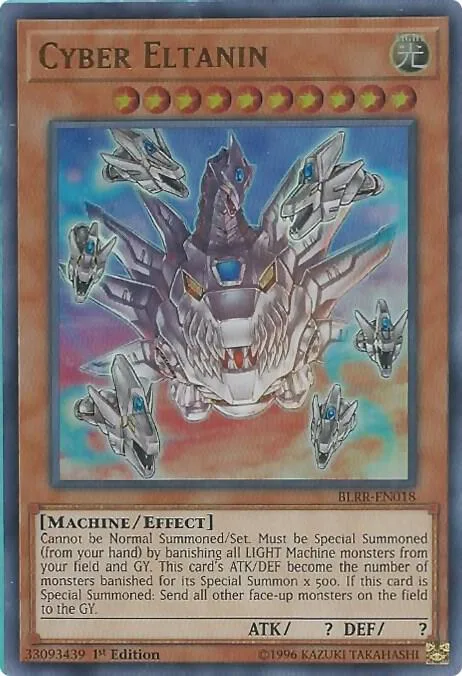 Cyber Eltanin BLRR-EN018 Yu-Gi-Oh card from Battles of Legend: Relentless Revenge