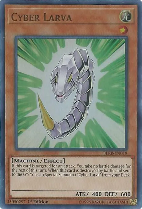 Cyber Larva BLRR-EN019 Yu-Gi-Oh card from Battles of Legend: Relentless Revenge