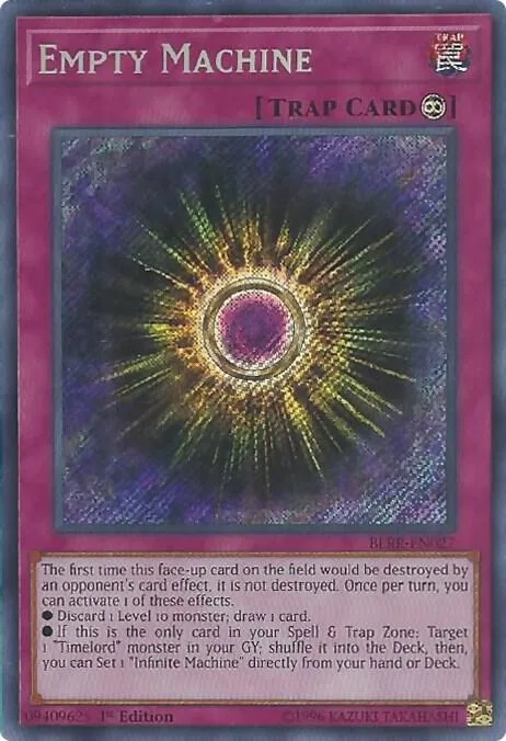 Empty Machine BLRR-EN027 Yu-Gi-Oh card from Battles of Legend: Relentless Revenge