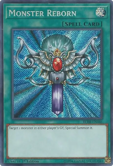 Monster Reborn BLRR-EN046 Yu-Gi-Oh card from Battles of Legend: Relentless Revenge