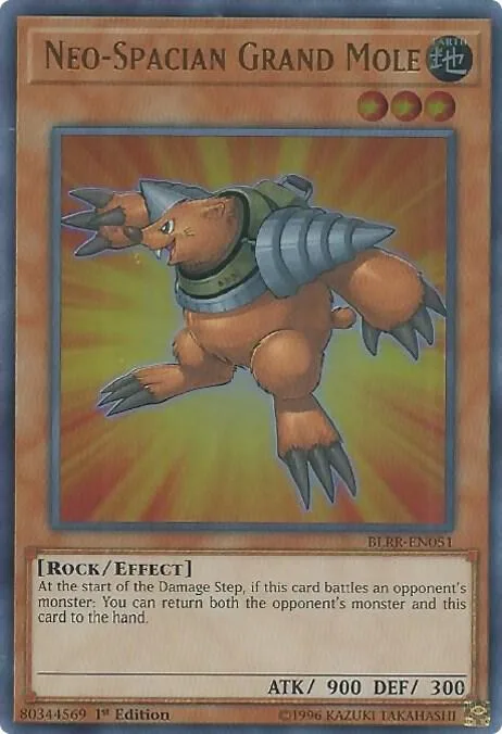 Neo-Spacian Grand Mole BLRR-EN051 Yu-Gi-Oh card from Battles of Legend: Relentless Revenge