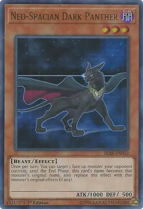 Neo-Spacian Dark Panther BLRR-EN052 Yu-Gi-Oh card from Battles of Legend: Relentless Revenge