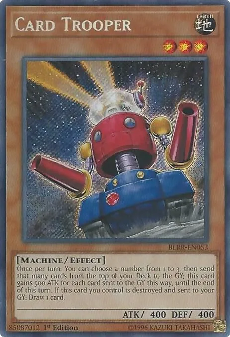 Card Trooper BLRR-EN053 Yu-Gi-Oh card from Battles of Legend: Relentless Revenge