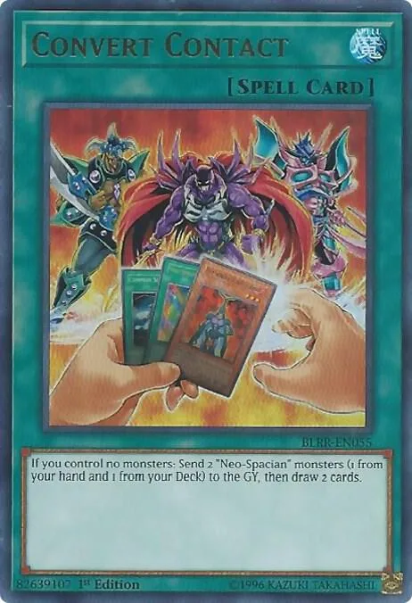 Convert Contact BLRR-EN055 Yu-Gi-Oh card from Battles of Legend: Relentless Revenge