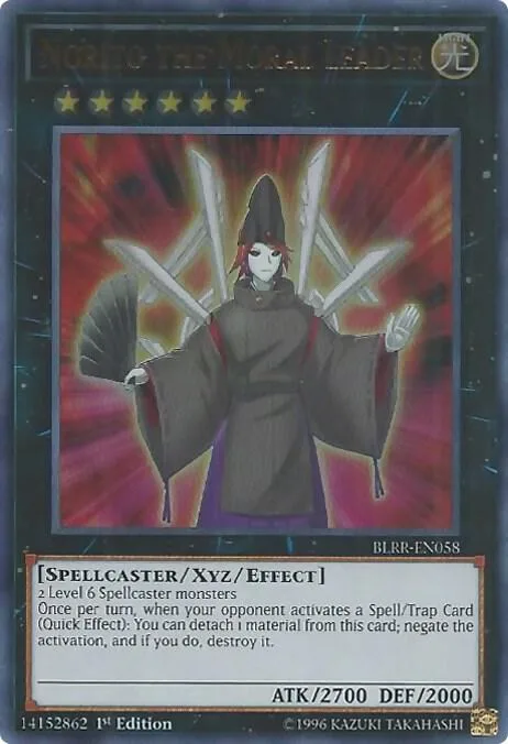 Norito the Moral Leader BLRR-EN058 Yu-Gi-Oh card from Battles of Legend: Relentless Revenge