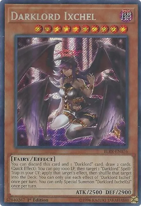 Darklord Ixchel BLRR-EN076 Yu-Gi-Oh card from Battles of Legend: Relentless Revenge