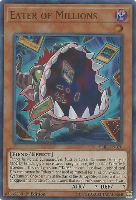 Eater of Millions BLRR-EN078 Yu-Gi-Oh card from Battles of Legend: Relentless Revenge