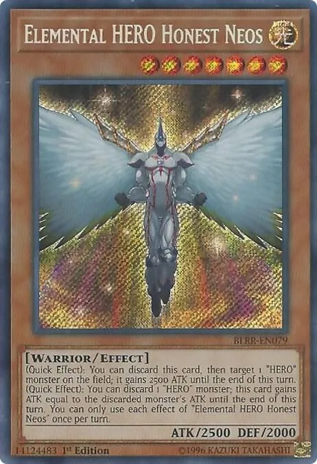 Elemental HERO Honest Neos BLRR-EN079 Yu-Gi-Oh card from Battles of Legend: Relentless Revenge