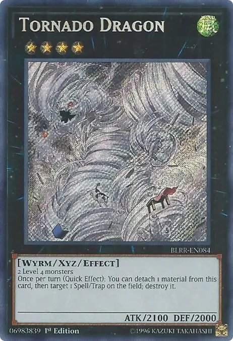 Tornado Dragon BLRR-EN084 Yu-Gi-Oh card from Battles of Legend: Relentless Revenge