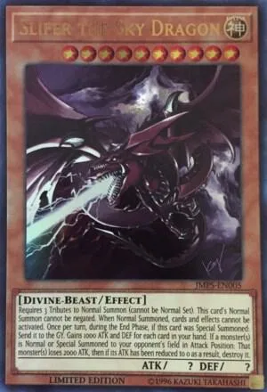 Slifer the Sky Dragon JMPS-EN005 Yu-Gi-Oh card from Shonen Jump Magazine Promos