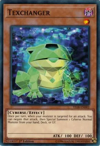 Texchanger YS18-EN002 Yu-Gi-Oh card from Starter Deck: Codebreaker