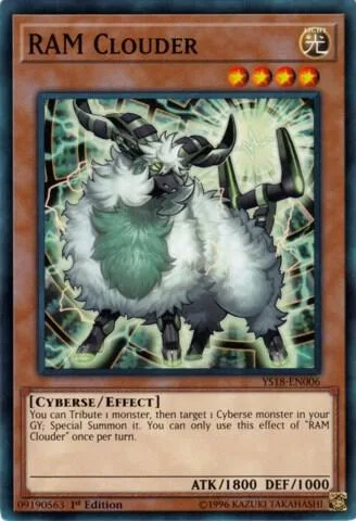 RAM Clouder YS18-EN006 Yu-Gi-Oh card from Starter Deck: Codebreaker