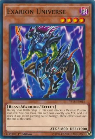 Exarion Universe YS18-EN015 Yu-Gi-Oh card from Starter Deck: Codebreaker