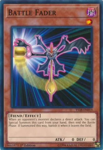 Battle Fader YS18-EN019 Yu-Gi-Oh card from Starter Deck: Codebreaker
