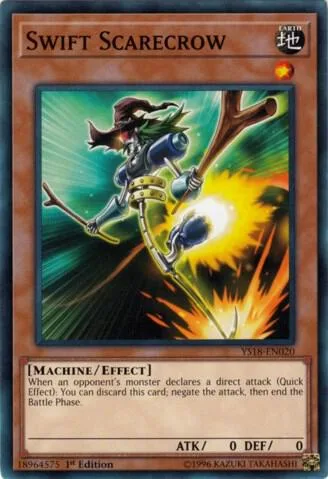 Swift Scarecrow YS18-EN020 Yu-Gi-Oh card from Starter Deck: Codebreaker